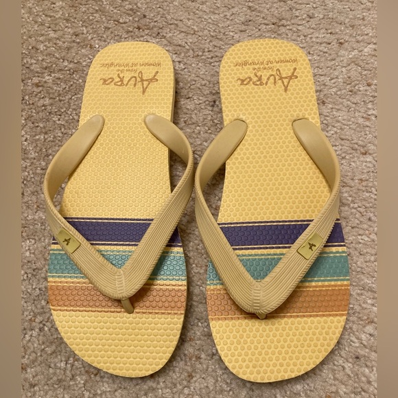 💙 NWT Wrangler Aura Flip Flops, Sandals, Women’s, Summer, Gift Set, Size Large - Picture 3 of 11